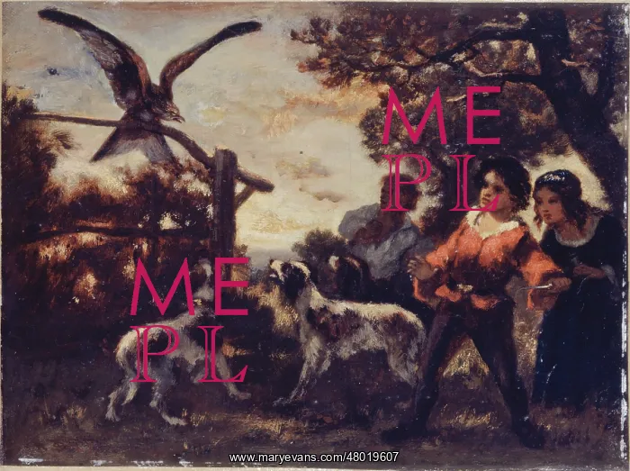 : Children with falcons : Children with falcons
