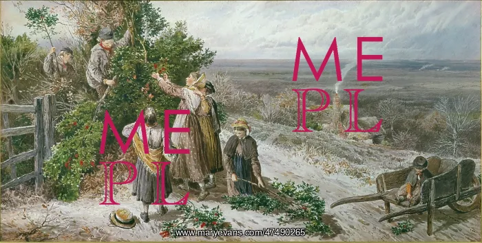  : Children Gathering Holly in the Snow