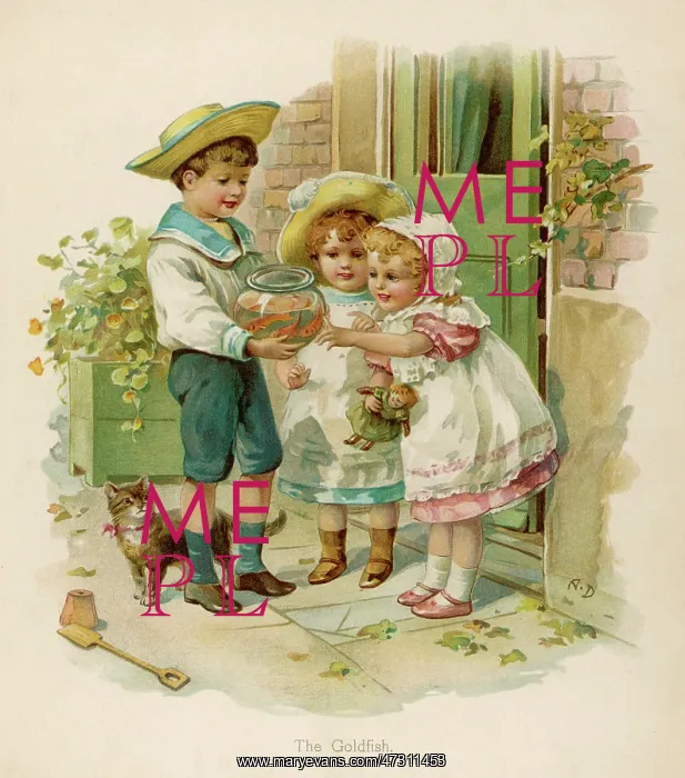 : CHILDREN / GOLDFISH / CAT : CHILDREN / GOLDFISH / CAT