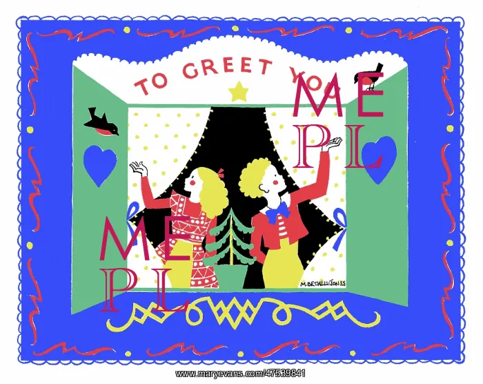  : Children greeting Robins