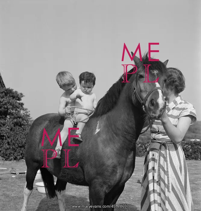 : Children horseriding : Children horseriding