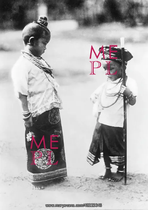 : Children in Indochina, 1933 : Children in Indochina, 1933