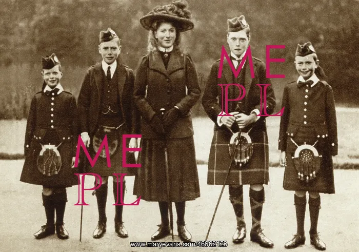 : Five of the children of King George V : Five of the children of King George V