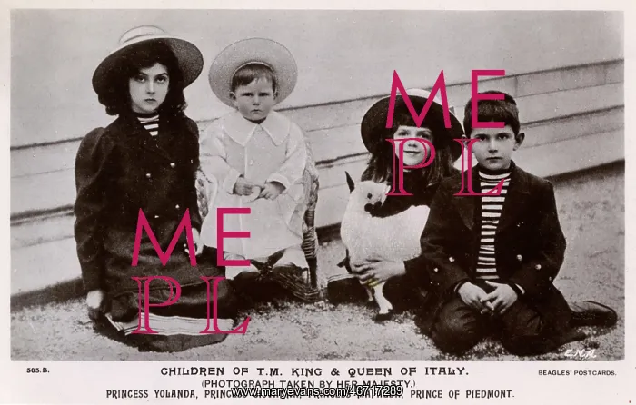 : The Children of the King and Queen of Italy : The Children of the King and Queen of Italy