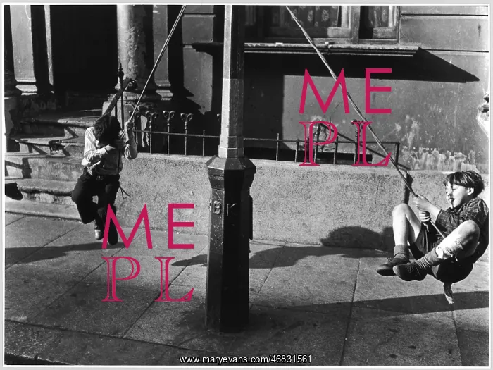 : CHILDREN / LAMPPOST 1956 : CHILDREN / LAMPPOST 1956