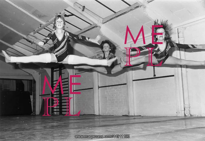 : Children performing Fame routine, Cornwall : Children performing Fame routine, Cornwall