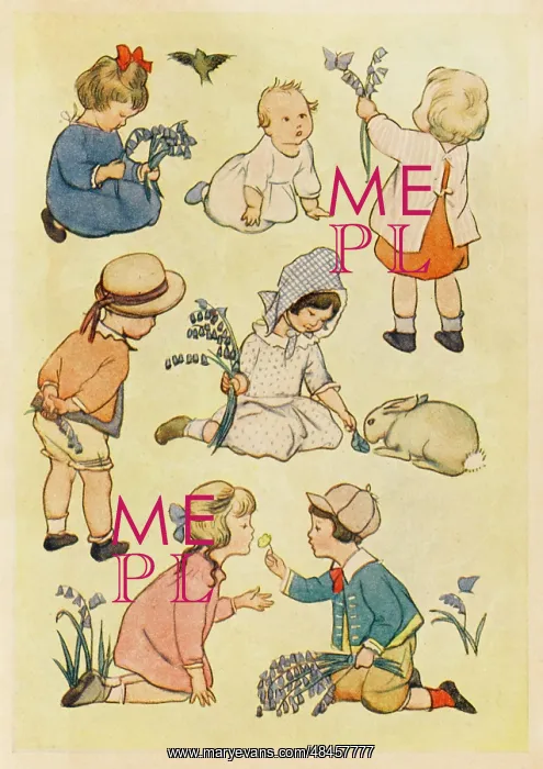 : CHILDREN PICKING FLOWERS : CHILDREN PICKING FLOWERS