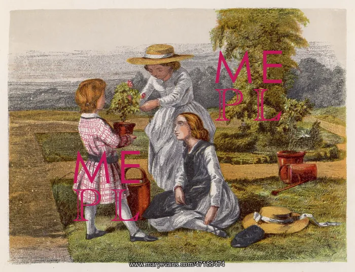 : CHILDREN PLANT A ROSE : CHILDREN PLANT A ROSE