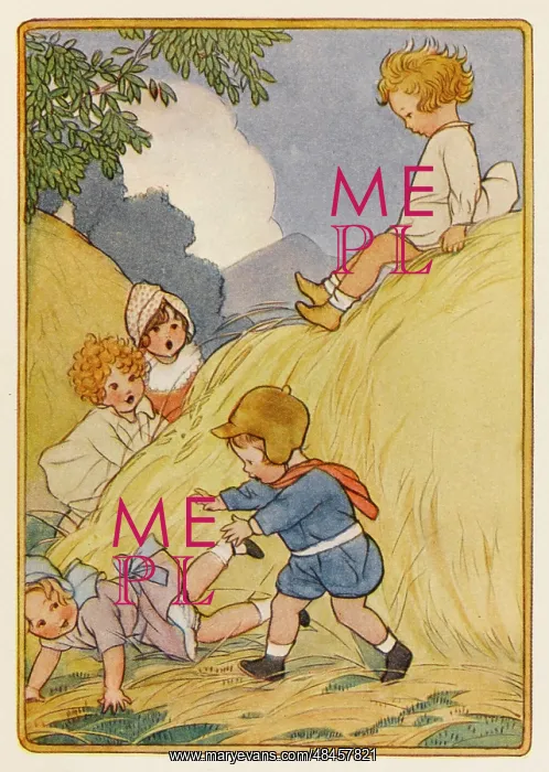 : CHILDREN PLAY ON A FARM : CHILDREN PLAY ON A FARM
