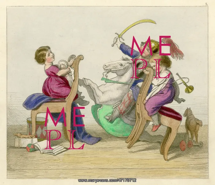 : Children playing, 1852 : Children playing, 1852