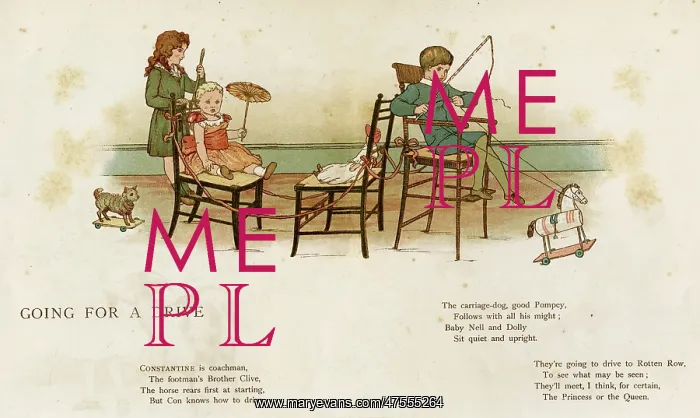 : Children playing 1895 : Children playing 1895