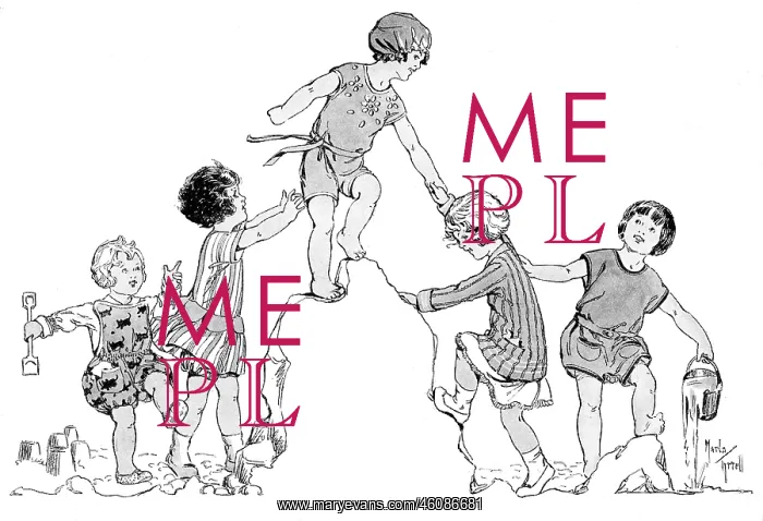: Children playing at the beach : Children playing at the beach