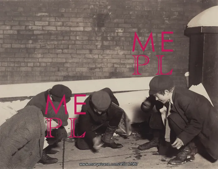 : Children playing a dice game, from original ? : Children playing a dice game, from original ?