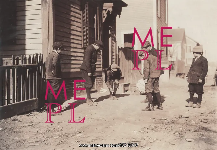: Children playing a dice game, from original ? : Children playing a dice game, from original ?