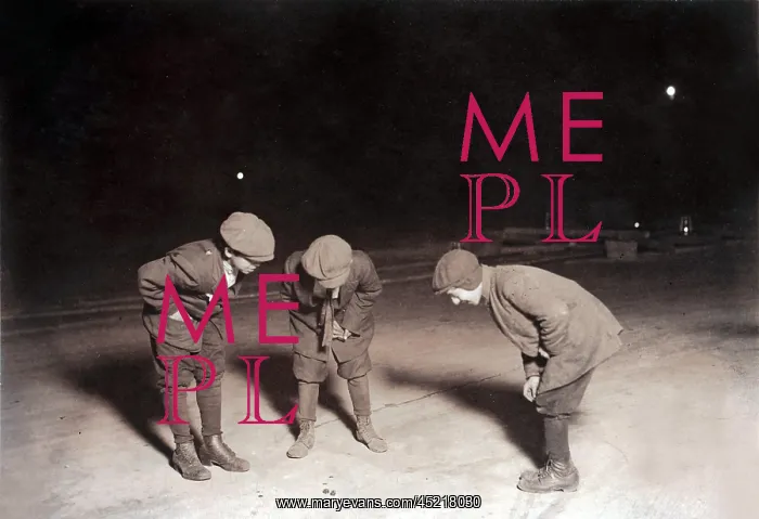 : Children playing a dice game, from original ? : Children playing a dice game, from original ?