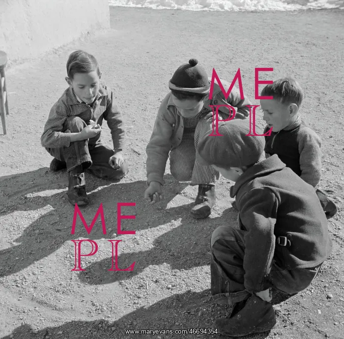 : Children - Playing - Marbles - Game : Children - Playing - Marbles - Game