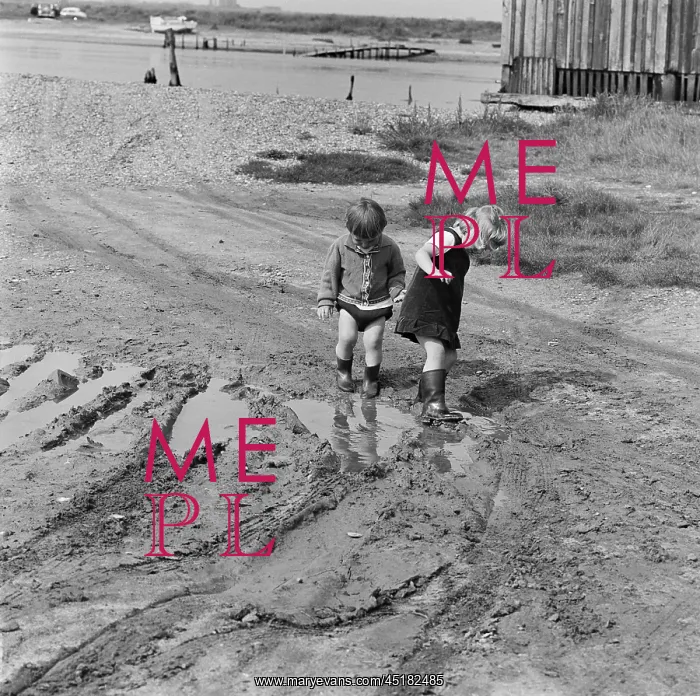 : Children Playing In Mud : Children Playing In Mud