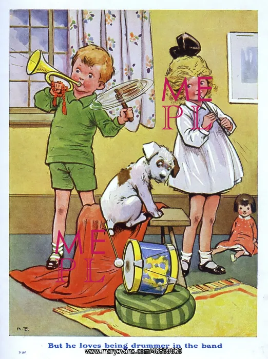 : Children playing musical instruments : Children playing musical instruments