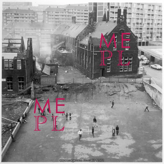 : Children playing in a playground in Sheffield : Children playing in a playground in Sheffield