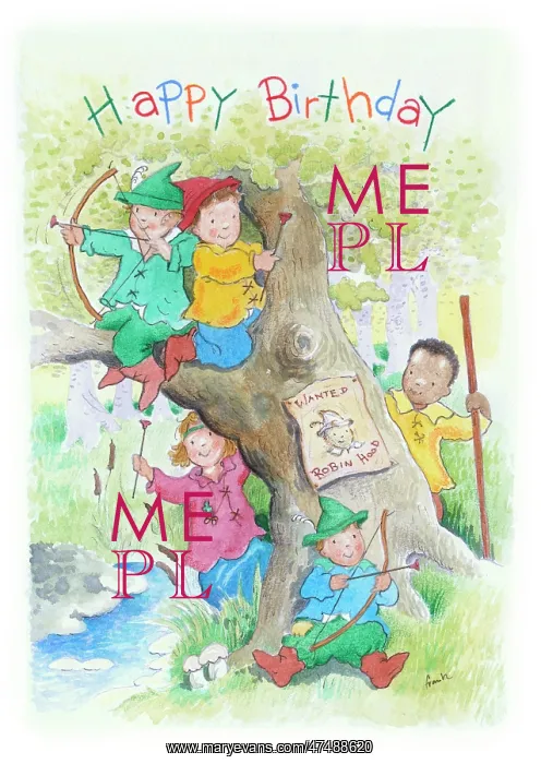 : Children playing Robin Hood : Children playing Robin Hood