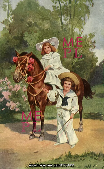  : Children with Pony