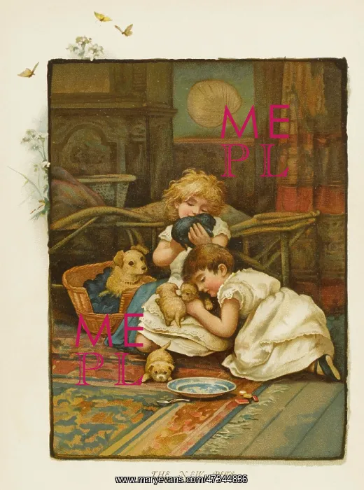 : CHILDREN AND PUPPIES : CHILDREN AND PUPPIES