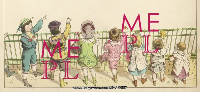  : CHILDREN / RAILINGS 1870