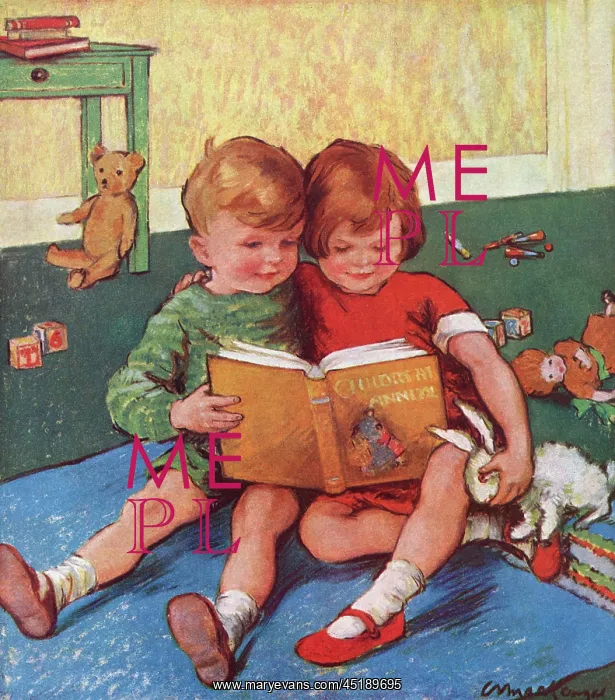 : Children reading together Story Time by Mackenzie : Children reading together Story Time by Mackenzie