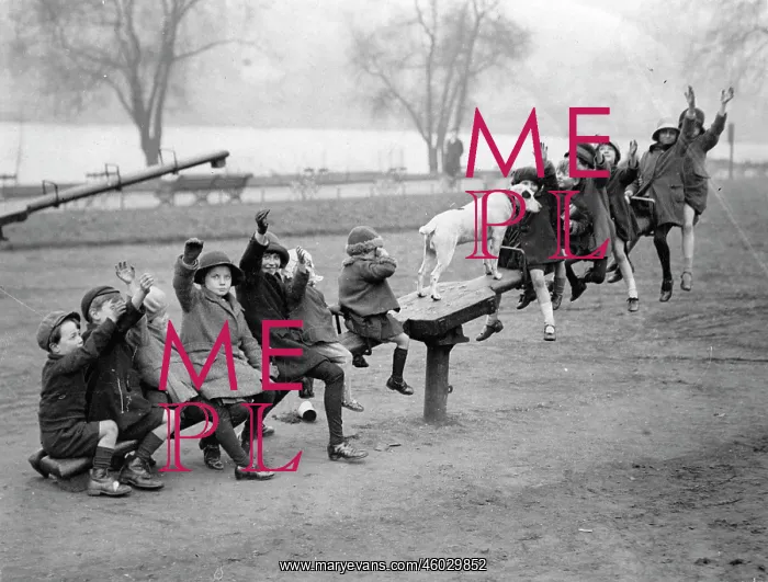 : Children on a seesaw : Children on a seesaw