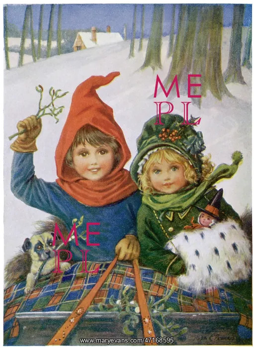  : Children in Sleigh
