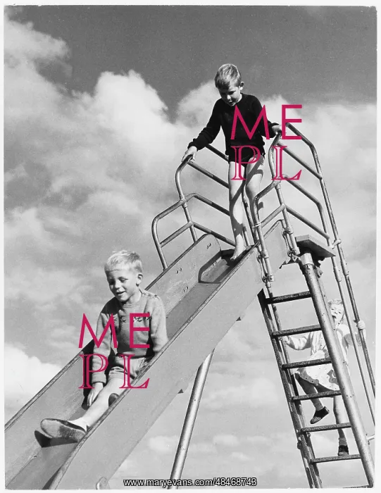 : CHILDREN ON A SLIDE : CHILDREN ON A SLIDE