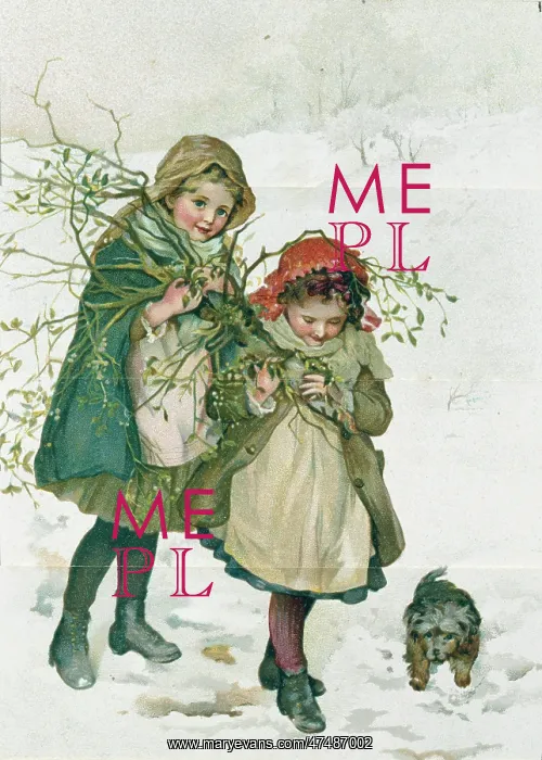 : Two Children in the Snow : Two Children in the Snow