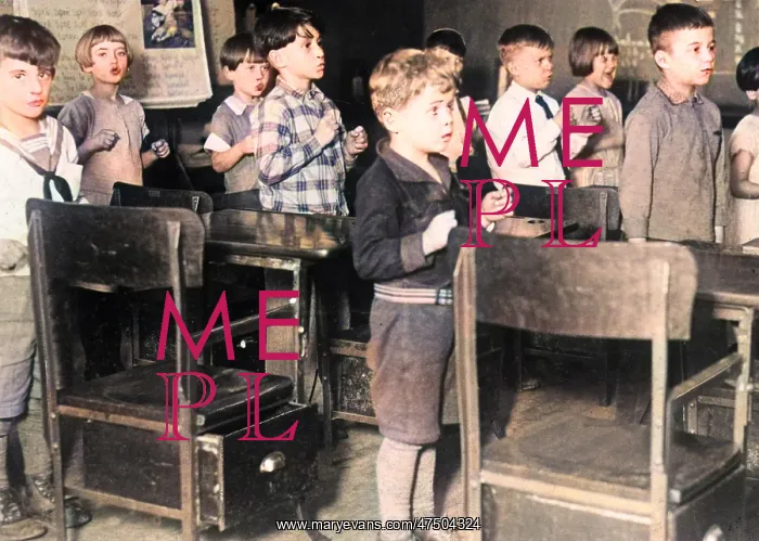  : Children in a speech therapy class in America