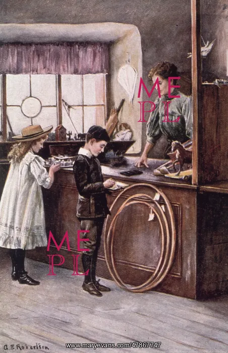  : Children in a toy shop