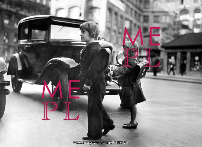 : Children in traffic, 1931 : Children in traffic, 1931