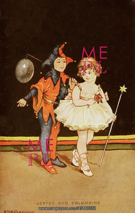 : Children's Carnival - Jester and Columbine : Children's Carnival - Jester and Columbine