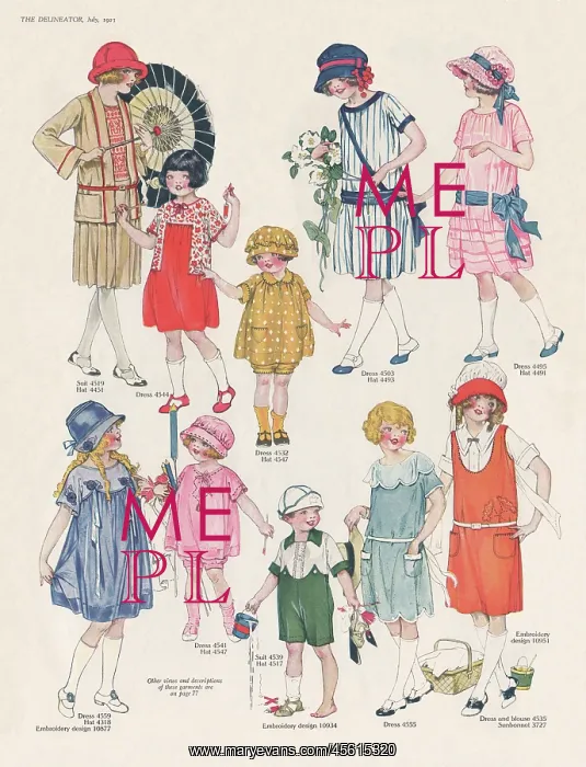 : Children's dresses, Delineator : Children's dresses, Delineator