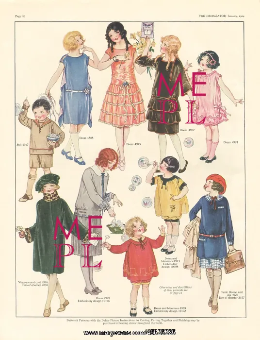 : Children's Outfits, Delineator : Children's Outfits, Delineator