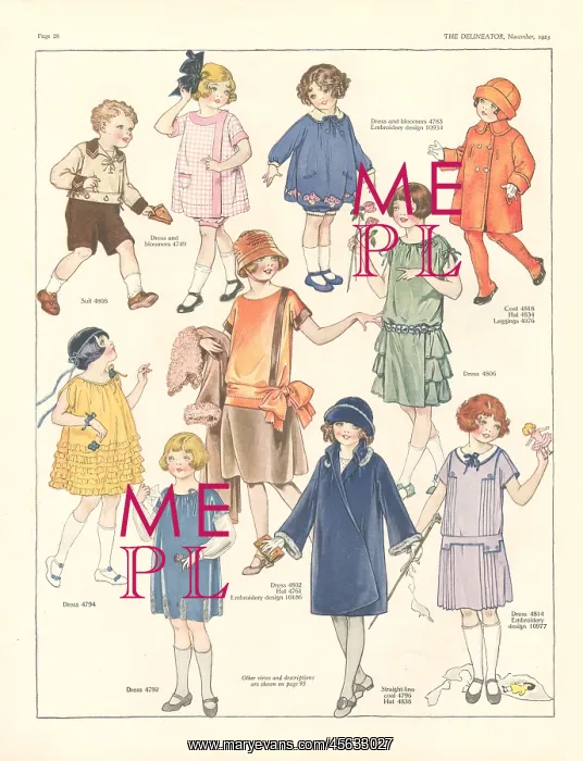 : Children's Outfits, Delineator : Children's Outfits, Delineator