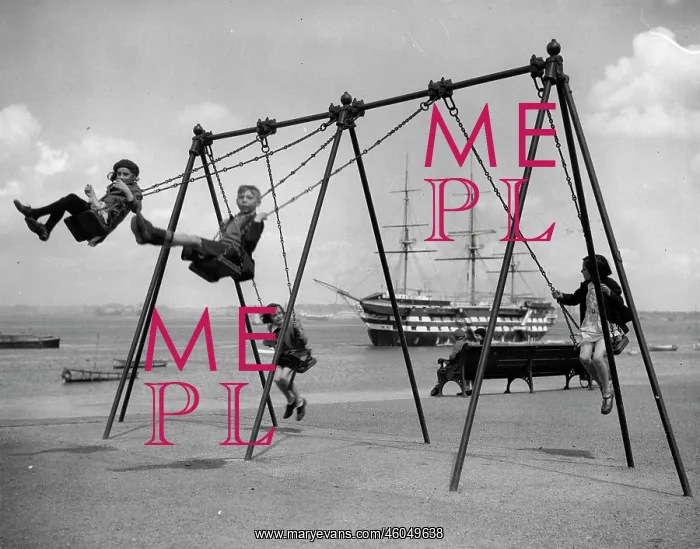 : Children's playground at the seaside : Children's playground at the seaside