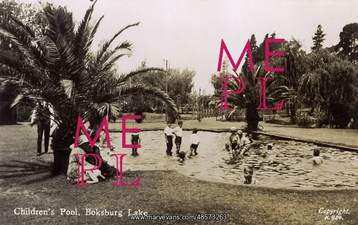 : Children's pool, Boksburg Lake, Transvaal, South Africa : Children's pool, Boksburg Lake, Transvaal, South Africa