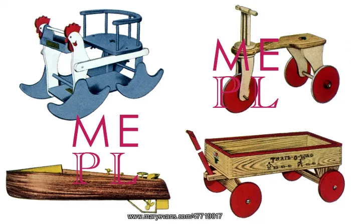 : Four Children's Toys : Four Children's Toys