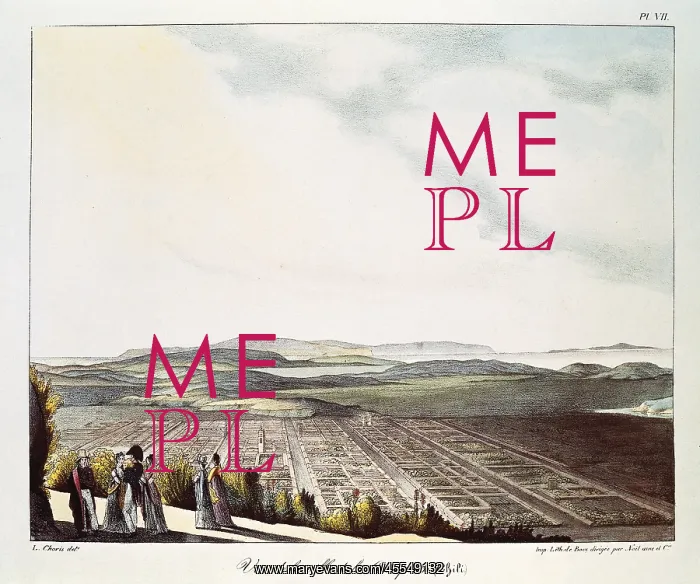 : Chile (19th c.). Concepcion. Litography : Chile (19th c.). Concepcion. Litography
