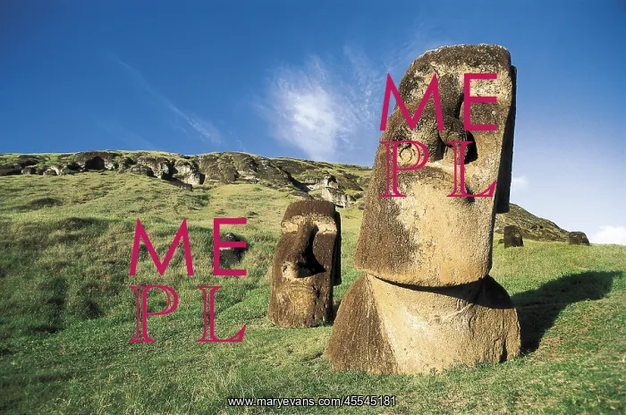 : CHILE. VALPARAISO. Rano Raraku. Easter Island : CHILE. VALPARAISO. Rano Raraku. Easter Island