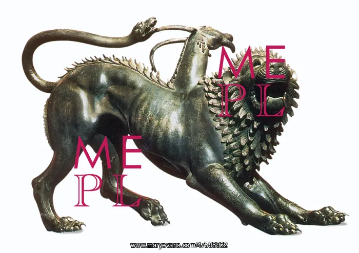 : Chimera of Arezzo, 400 B.C : Chimera of Arezzo, 400 B.C