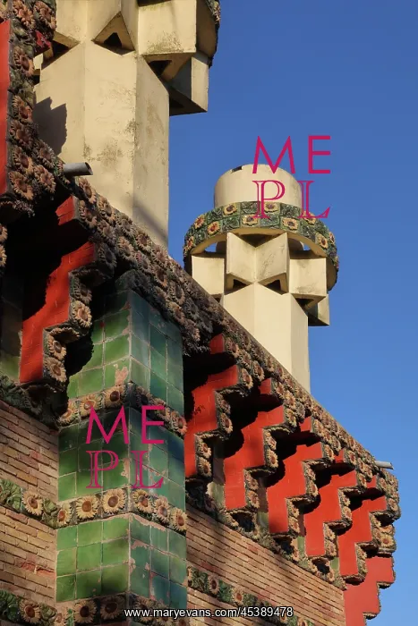 : Chimneys, El Capricho de Gaudi, Comillas : Chimneys, El Capricho de Gaudi, Comillas