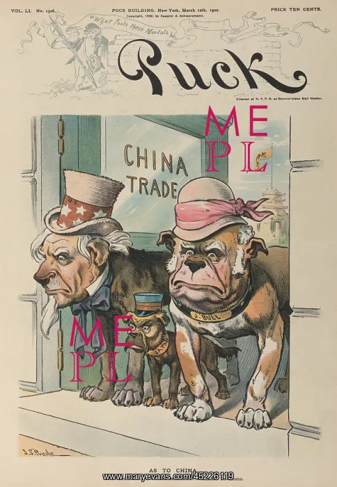 : AS TO CHINA. Cartoon shows Uncle Sam John ? : AS TO CHINA. Cartoon shows Uncle Sam John ?