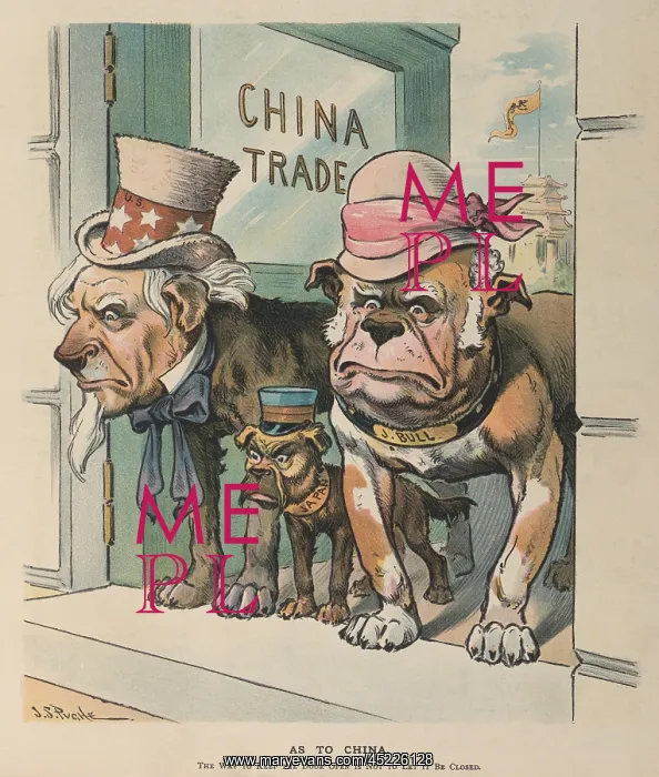 : AS TO CHINA. Cartoon shows Uncle Sam John ? : AS TO CHINA. Cartoon shows Uncle Sam John ?