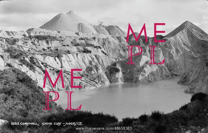 : China Clay Pits in Cornwall : China Clay Pits in Cornwall