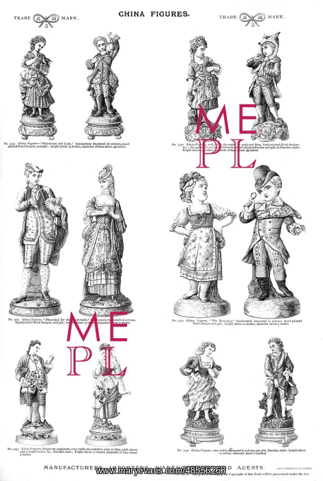 : China Figures, Plate 79 : China Figures, Plate 79